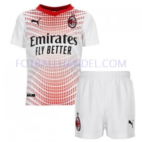 Barn Fotballdrakter AC Milan Borte 2020-21 Kortermet